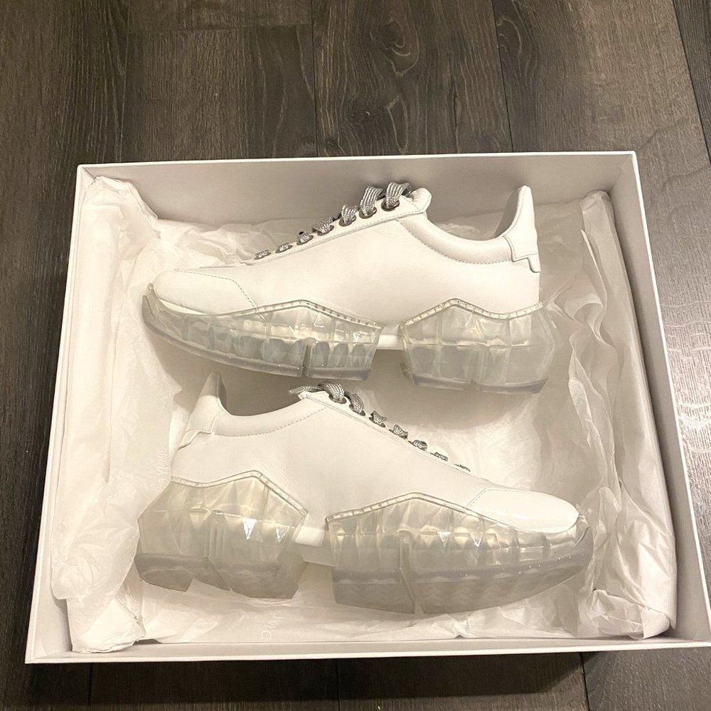 Jimmy Choo Diamond low-top Sneakers Brand New
